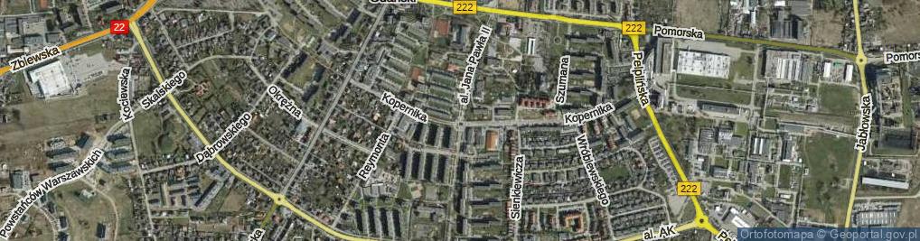 Zdjęcie satelitarne Rondo Świętego Wojciecha rondo.